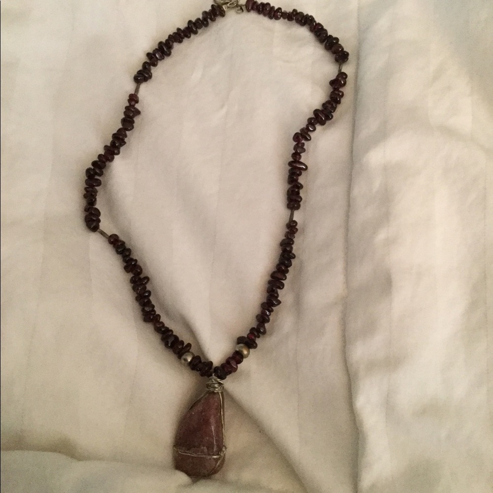 Amethyst colored necklace